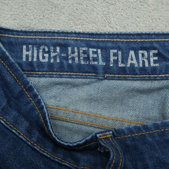 J. Crew Jeans Women's Size 30 Blue Mid-Rise High-Heel Flare Denim 31" Inseam - Picture 10 of 16